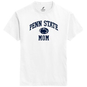 white short sleeve t-shirt Penn State Mom